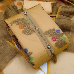 SHADOW & SAINING Banarasi Unstitched Dress Material-picture-13