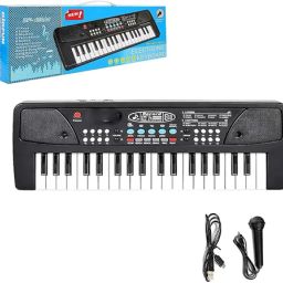 37-Keys Piano Toy with USB Cable Microphone & Song Record Features for Kids 37-Keys Piano Toy with USB Cable Microphone & Song Record Features for Kids Analog Portable Keyboard-23
