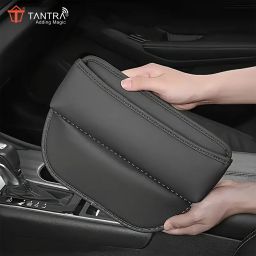 Car Seat Gap Filler Organizer - Premium PU Leather Storage Box for Phone Combo-10