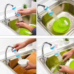 vaculace 360° Adjustable Rotating Water Saving Nozzle Shower Head Faucet Faucet Nozzle image 2
