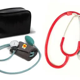 3S Dial Deluxe Aneroid Sphygmomanometer and Diamond Stethoscope Bp Monitor-picture-30