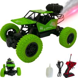 Remote Control Rock Master Crawler Car with Smoke & 3D Light Monster Truck Toys-image-61