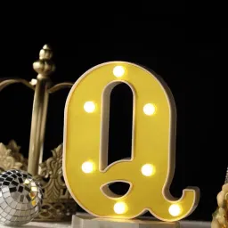 MARQUEE LED LETTER(Q) Table Lamp-46