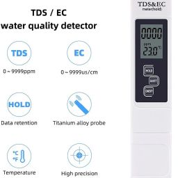 Check Water Purity for Hydroponic Aquarium Pool Urine RO Water Purifier Service PPM Indicator Digital TDS Meter-26