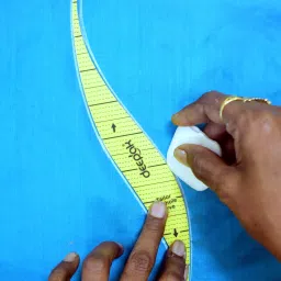 saravana super mart Scallop Scale with Arm hole Scale combo for Tailoring Beginners Ruler image 4