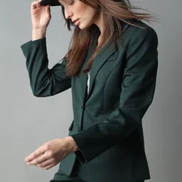 vero moda Women Solid Single Breasted Casual Blazer-picture-38