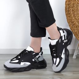 Trendy Air Sole Sneakers for Men | Breathable Casual Lace-Up Shoes Party Wear For Men-image-2