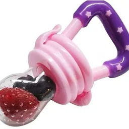 kistapo Food/Fruit Nibbler with Extra Mesh, Soft Pacifier/Feeder, Teether For Baby Teether and Feeder image 2