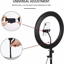 JAMMY ZONES Portable 10" Ring LED Light With 3 Brightness Mode Flash STAND TRIPOD 7ft J13 Ring Flash image 3