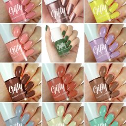 Stunning Colors Premium Nail Polish (SUPER STAY WITH HD BOLD FINISH) Lavender, Peach, Forest Green, Ligh Grey, Cool Breeze, Parrot, Gold, Be Bold-13