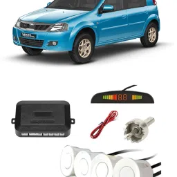 YB286 Silver Car Reverse Parking Sensor with LED Display 4 Sensor Y286 Parking Sensor-image-18