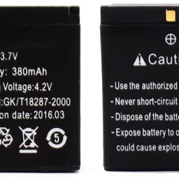 Original Certifiedfor Smartwatch DZ09, V8, A1, X6 380 mAh SmartwatchBattery-image-91