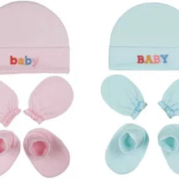 BABY CAPS Booties Mittens Set/Newborn cap set/newborn bootie set-12