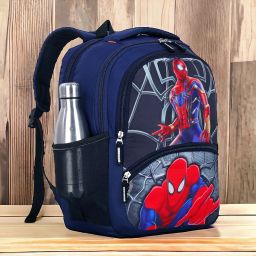 Superhero Print Kids Backpack for Boys Sturdy School Bag for Daily Use Waterproof School Bag-image-59