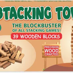 Stacking Tower Toy Party Game Wooden Tumbling Tower | Building Balancing Game-27