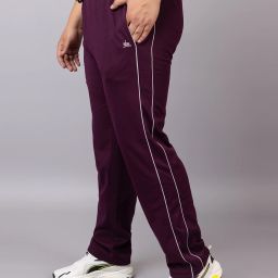 Men Solid Purple Track Pants-image-66