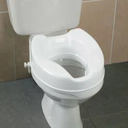 easycare Toilet Commode Raiser with Safe Lock Adds 4" to Height of Toilet EC7060C4 Western Commode image 5