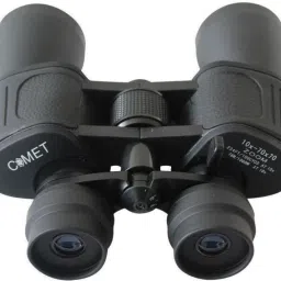 MOSHTU Professional 8 X 40 HD Folding Lens 10X Zoom Prism Binocular Telescope with Pouch for Long Distance, Bird Watching, Black Telescope-0