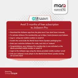 MarQ by Flipkart Home with Google Assistant Smart Speaker image 4