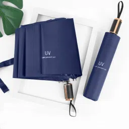 3 Fold Manual Open Close UV/UF Umbrella for Sun/Rain Protection 1.8 Chata Umbrella-image-46