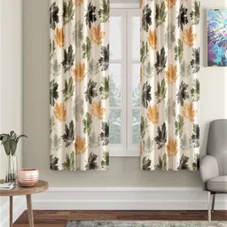 home sizzler 153 cm (5 ft) Polyester Semi Transparent Window Curtain (Pack Of 4)-picture-25