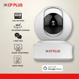 CP PLUS CP-E21A Full HD 360 Motion Alert, 2-Way Talk & Night Vision Security Camera image 2