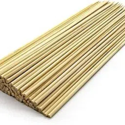 50pcs / 8 Inch Bamboo Skewers For Wooden Sticks Disposable Wooden Dessert Fork, Fondue Fork, Fruit Fork, Roast Fork, Salad Fork-2