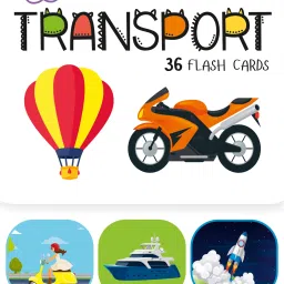 Transport - Wipe & Clean Activity Flash Cards-17