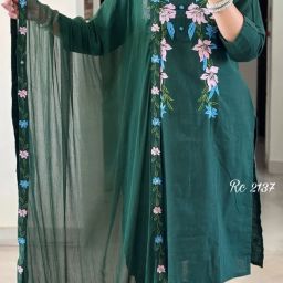 Women Full embroidery Work Embroidered Suit-image-45