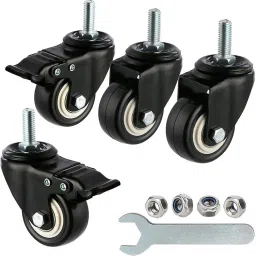 2inch Fixed&Swivel With Break Caster Wheel HeavyDuty Thread Capacity250Kg Swivel Furniture Caster-13