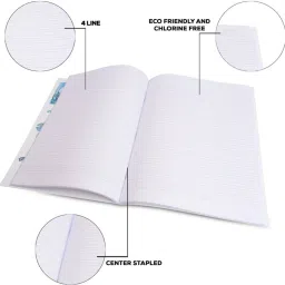 classmate Notebook Regular Notebook Four Lines with Gap 172 Pages image 5