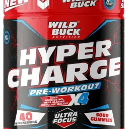 Hyper Charge Pre-Workout For Muscle Pump ,Non-Crash Energy Both For Men & Women Sports Drink-image-18