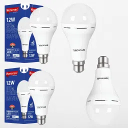 4-Pack Rechargeable 12W Emergency Bulbs for Home & Outdoor Use 4 hrs Bulb Emergency Light-image-31