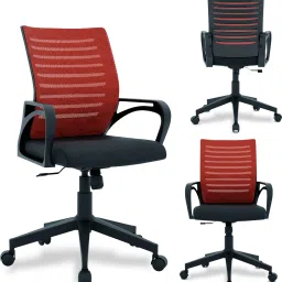 Oaker Ergonomic Chair with 3 Years Warranty, Home Desk Office Chair Fabric Office Arm Chair-18