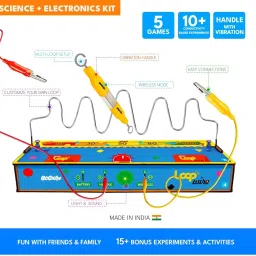 be cre8v Loop Wire Game -Science and Electronics DIY Kit for Kids Educational Toy image 2