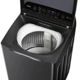 haier 7 kg Fully Automatic Top Load with In-built Heater Silver image 3