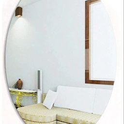 10 inch Oval Shape 20*30 Inch Polished Bathroom Mirror Self Adhesive Sticker-image-9
