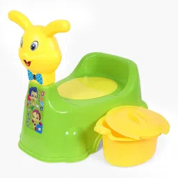 2 In 1 Rabbit Face Toilet Trainer Baby Potty Seat Cum Baby Seat Face with Removable Bowl & Closing Lid Potty Seat-image-71