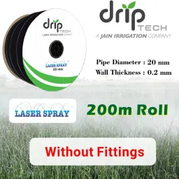 Laser Spray- Mini Champ, 20MM Rainpipe, 200M roll without fittings Drip Irrigation Kit-picture-21