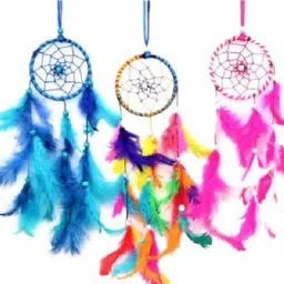 Dream catcher Handmade Wall Art for Bedrooms,office,Balcony,Outdoors,Garden, Feather, Wool Dream Catcher-image-68