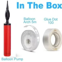 Solid Balloon Pump with Glue Dots & Arch Strip Roll for Balloon-image-56