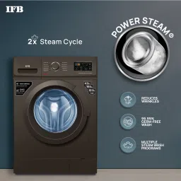 ifb 8 kg 5 Star AI Powered,� with 2X Power Steam Fully Automatic Front Load with In-built Heater Brown image 5