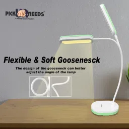 pick ur needs Rechargeable Study Table LED Desk Lamp Light With 3 Mode of Dimming Study Lamp image 3
