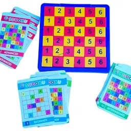 Sudoku Quest Brain Games for Kids Mind Challenging Travelling Board Game 1 cm Surfing Board-29