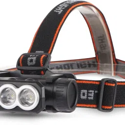 USB Rechargeable High Bright Head Torch Light For Camping 4 hrs Torch Emergency Light-1