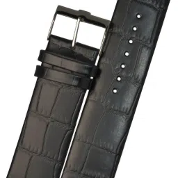 Surufashion Croco Slim Square Tip with Rounded Angles D6158 20 mm Genuine Leather Watch Strap-image-50