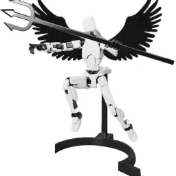 3D Printed Robot Action Figure Multi-Jointed Toy for Kids & Adults Durable Decorative Showpiece - 10.5 cm-21