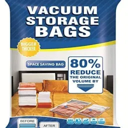 5Pack Vacuum Compression Storage Bags With Pump,Space Saver Sealer Bag M150 Travel Storage Vacuum Bags-image-8