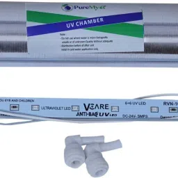 PureMyst UV Chamber barrel with LED 24 V For RO Purifier 8 UV With 24V LED Strip Solid Wire Connector-23
