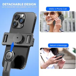 Mobibucket Portable Selfie Stick Tripod with Attached Flash Light and Bluetooth Remote Bluetooth Selfie Stick image 4
